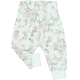 dresowe spodnie niemowlęce dla dziewczynki, urocze w kwiatuszki